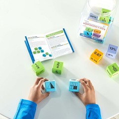 Hand2Mind Multiple Representation Equivalency Dice Set Fraction Equivalency
