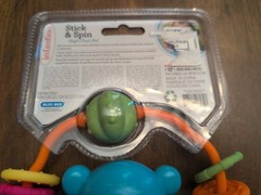 Infantino Stick & Spin High Chair Pal Toy Monkey 6+ Months Suction Activity