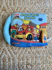 2005 Fisher Price/ Soft Play Little People Around Town Sounds Cloth Baby Book