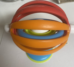 Baby Einstein Rattle Spinner Toy Tabletop Suction Cup Baby Toddler 5″ Education