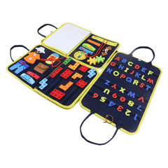 Busy Board Montessori Toys, Easy to Carry, Travel Toys, Birthday Gift for Kids