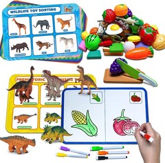 Wiznobliss Sorting Toys for Toddlers,3 in 1 Learning Education Sorting Games NEW