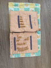 VINTAGE HANDMADE FABRIC HOW TO TEACHING BABY BOOK HOOKS ZIPPER SNAP BUTTONS 1988