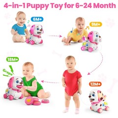 Puppy Toy for 1 Year Old Girl Gift, Musical Baby Toy 6-12-18 Month, First Bir