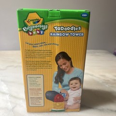 Crayola Beginnings Tadoodles Rainbow Tower Battery Sounds & Lights Toy VGUC