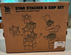 Eco Friendly, MLITOYS Star Stacker & Cup Set, 18+ months NEW