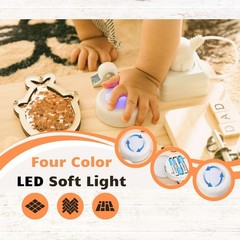 4 Pieses Busy Board DIY Accessories for Toddlers – Sensory Board Light Parts …