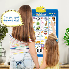 Interactive Alphabet Wall Chart for Toddlers – Montessori Learning Toy