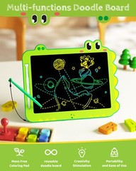 12-Inch LCD Writing Tablet for Kids Colorful Reusable Doodle Pad for Learning