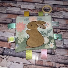 Mary Meyer Taggies Crinkle Me Harmony Easter Bunny Sensory Baby Toy Squeaking