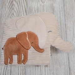 Itzy Ritzy Baby Sensory Toy Set Elephant Soft Plush Book Rainbow Popper Bundle