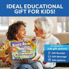 Montessori Preschool Busy Book for Toddlers Ages 3 and Up – Preassembled – Pr…