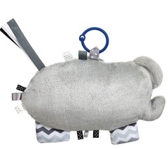 Demdaco Elephant Plush Baby Activity Toy W/ Rattle Stroller Car Seat Carrier New