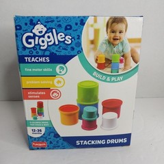 Giggles Stacking Drums Multicolor 12-36 Months Preschool Toys Funskool New