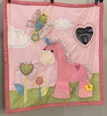 Gund Baby Pinkaboo Learn and Grow Activity Play Mat Horse & Butterfly Mirror