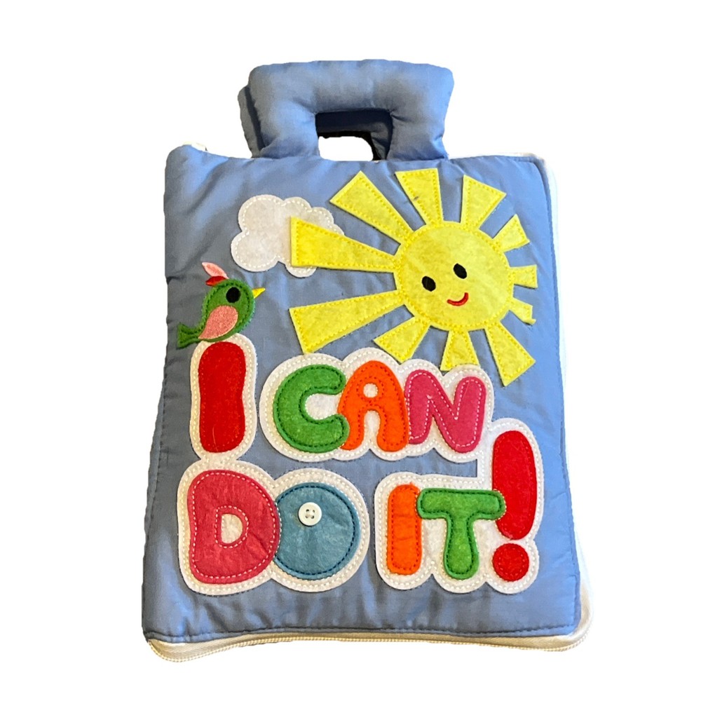 I can do it myself Book Soft with Carrying Handle Basic Fine Motor Skills EUC