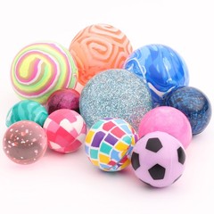 Bouncy Balls – 12 Bouncing Balls Assorted Pack – 3 Sizes: 45mm, 32mm and 25mm…