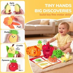 WOWOHAGE Baby Color Sorting Sensory Toys for 6-12 Months – Standard, Colorful