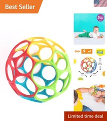 Infant Development Toy – Oball Easy Grasp Classic Ball 4 Inches, BPA-Free