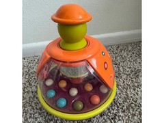 B. toys Ladybug Ball Popping Toy Poppitoppy: Sensory Development Toy for Babies