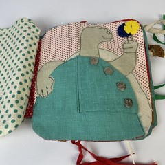 Vintage Cloth Homemade Handmade Interactive Childrens Book Mandys 1979 By Granny