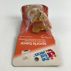 The First Years Sports Bear Soft Easy Grasp Squeaker Baby Toy Vintage 1983