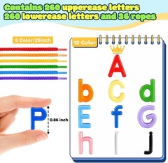 Large Alphabet Beads Set for Fine Motor Skills