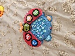 Infantino Alphabet Ladybug Interactive Learning Toy Lights Sounds Working