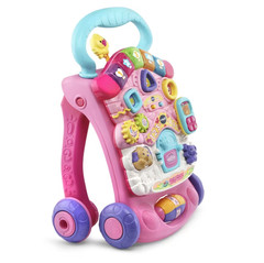 VTech Stroll & Discover Activity Walker Pink Baby Toddler Push Walker Toy