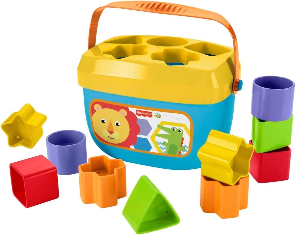 Baby Shape Sorter Toy Stacking Blocks First Blocks Set Educational Infant 6M+