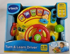 Vtech Turn and Learn Driver Toy Yellow Ages 6 to 36 months New