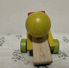 BAMBOO NON TOXIC TFSC Sustainable Pull Along DUCK Toddler Toy By EVER EARTH New