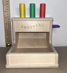 Lovevery Montessori Wooden Peg Drop Toy From Thinker Play Kit
