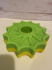 Fat Brain Toys – SpinAgain 4” Spinning Stacker Toy Replacement Part Green/yellow