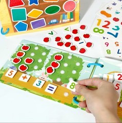 Busy Book for Toddlers, Quiet Book for Kids Development. Education. Motor Skills