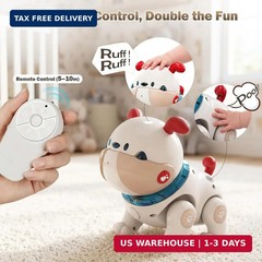Baby Toys for 6-12 Months: Musical Crawling Dog Toy with Dancing, Recording & Li