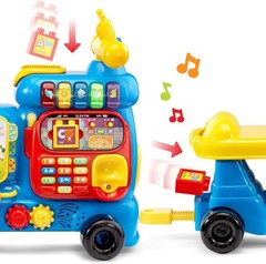 VTech Sit-to-Stand Ultimate Alphabet Train – Blue | Educational Toy for Toddlers