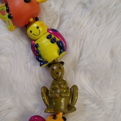 B You Baby Toddler Snap-Together Pop Beads Toy Bugs Snug Bugs Lot Of 8 Cute!