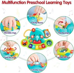 Baby Piano Toy 6 to 12 Months Light Up Music Baby Toys for 0 6 9 12 18 Months