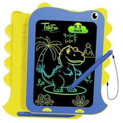LCD Writing Tablet for Kids, Doodle Board Dinosaur Toys, 6.6″W x 8.7″H Blue