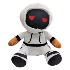 New Foltyn Family Standard Plush Toy 25cm Anime Stuffed Animal White Hoodie Red