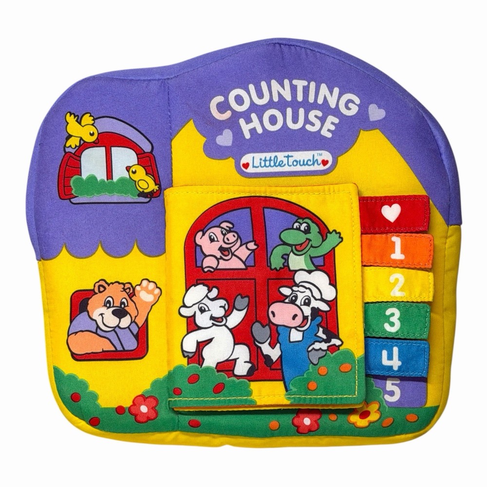 Rare 2005 LeapFrog LittleTouch Counting House Animal Party Baby Learning Toy