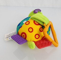 Lamaze Ring Link Clip Stuffed Plush Insect Bug Turtle Rattle Baby Toy Teether