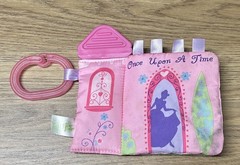 Disney Baby Princess Pink Soft Book Kids Cinderella Teether Baby Girl Toy