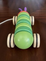 World of Eric Carle The Very Hungry Caterpillar Classic Wooden Pull Along Toy