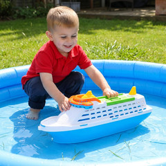 ® 41Cm (16″) Colourful Cruise Ship with Moveable Doors – Kids Floating Water Toy