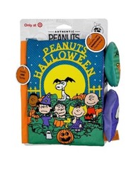 Peanuts Baby Deluxe Soft Snoopy Book Authentic Peanuts Halloween With 2 Plushies