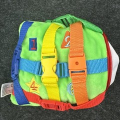 Buckle Toys Buster Square Fine Motor Skills Learning Toy
