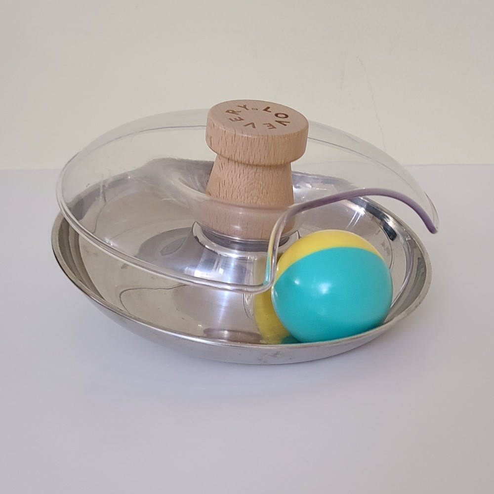 Lovevery Tip & Turn Stainless Steel Explorer Play Kit Spin Top Toy 9-10 Months
