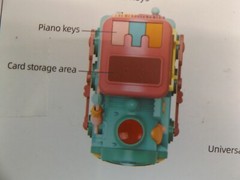 NEW! Educational Interactive Toy Train – Musical Electronic Color Blue